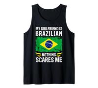My Girlfriend Is Brazilian Nothing Scares Me Brazile Flag Canotta