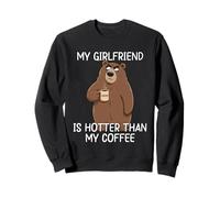 My Girlfriend Is Hotter Than My Coffee Felpa