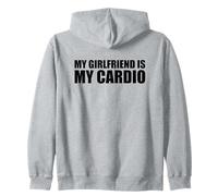My Girlfriend Is My Cardio Felpa con Cappuccio