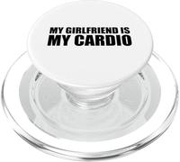 My Girlfriend Is My Cardio PopSockets PopGrip per MagSafe