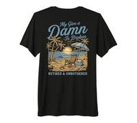 My Give A Damn Is Broken Funny Retirement Beach Maglietta Premium