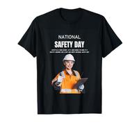 My Goal Stay Safe | Safety First | Regalo per la Giornata Nazionale della Sicurezza Maglietta