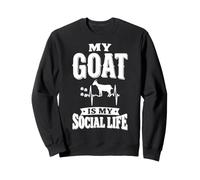 My Goat Is My Social Life Felpa
