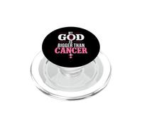 My God is Bigger Than Cancer Breast Cancer Awareness PopSockets PopGrip per MagSafe