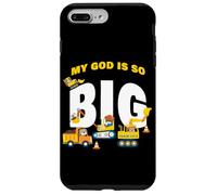 My GOD is So Big - Construction Kids Christian Faith Animals Custodia per iPhone 7 Plus/8 Plus