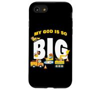 My GOD is So Big - Construction Kids Christian Faith Animals Custodia per iPhone SE (2020) / 7/8