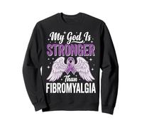 My God Is Stronger Than Fibromyalgia Felpa