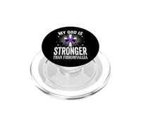 My God Is Stronger Than Fibromyalgia PopSockets PopGrip per MagSafe