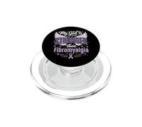 My God Is Stronger Than Fibromyalgia PopSockets PopGrip per MagSafe