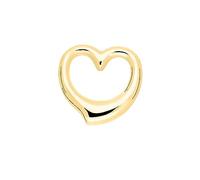 My Gold Ciondolo a forma di cuore Senza Catena, in oro giallo, 750 Oro (18 carati), 13 mm x 12 mm, a forma di cuore, collana Verity A-03921-G501