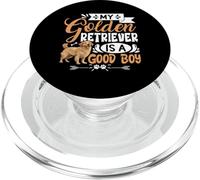 My Golden Retriever Is A Good Boy PopSockets PopGrip per MagSafe