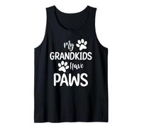 My Grandkids Have Paws Funny Dog Cat Nonna Nonna Canotta