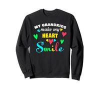 My Grandkids Make My Heart Smile - Sweet Saying Grandma Felpa