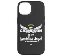 My Grandson My Guardian Angel He Watches Over Me In Memory Custodia per iPhone 14
