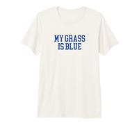My Grass Is Blue - Simple Minimalist Retro Bluegrass Maglietta Premium