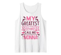 My Greatest Blessings Call Me Nonna Grandma Canotta