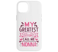 My Greatest Blessings Call Me Nonna Grandma Custodia per iPhone 14 Plus