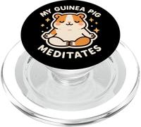 "My Guinea Pig Meditates". Simpatico animale domestico a tema animale PopSockets PopGrip per MagSafe