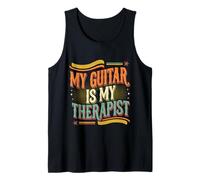 My Guitar Is My Therapist Musicista acustico |-- Canotta