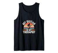 My Guitar Is My Therapist Musicista acustico ------ Canotta