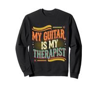 My Guitar Is My Therapist Musicista acustico |-- Felpa