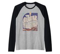My Guitar Is My Therapist Musicista acustico --- Maglia con Maniche Raglan
