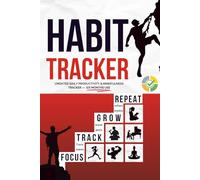 My Habit Tracker: Undated 6-Month Daily Tracker Journal - Skills Focused Journal - Self Mastery - Goal/Guided Journal for Men & Women - Inspirational Journal