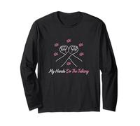 My Hands Do The Talking - Segnale di consapevolezza Non verbale Maglia a Manica