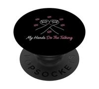 My Hands Do The Talking - Segnale di consapevolezza non verbale PopSockets PopGrip Adesivo