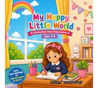 MY HAPPY LITTLE WORLD: A Coloring Book About Daily Routines