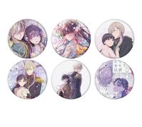My Happy Marriage Distintivo Anime Figure Tinplate Badge Pins Decorazioni - Multicolore 58mm 6 Pezzi