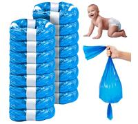 My Happy Nappy 16 Ricariche Compatibili con Tommee Tippee Twist & Click, Sangenic Tec, Simplee Sangenic e LitterLocker - Sacchetti Profumati 4,5 Metri Anti-Odore