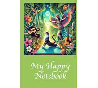 My Happy Notebook: Yoga Cat Notebook