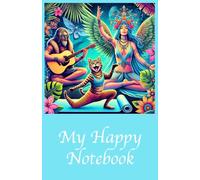 My Happy Notebook: Yoga Cat Notebook