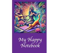 My Happy Notebook: Yoga Cat Notebook