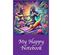 My Happy Notebook: Yoga Cat Notebook
