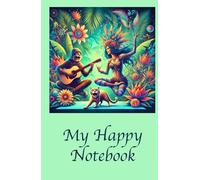 My Happy Notebook: Yoga Cat Notebook