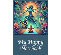 My Happy Notebook: Yoga Cat Notebook