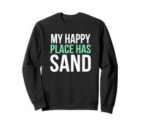 My Happy Place ha Sand Beachcomber Felpa
