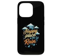 My Happy Place is the Rain - Rainy Day Lover Custodia per iPhone 13 Pro