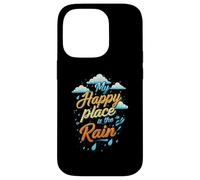 My Happy Place is the Rain - Rainy Day Lover Custodia per iPhone 14 Pro
