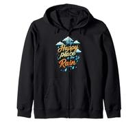My Happy Place is the Rain - Rainy Day Lover Felpa con Cappuccio