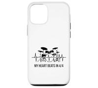 My Heart Beats In 4/4 Drummer Drum Kit Ritmo Custodia per iPhone 12/12 Pro