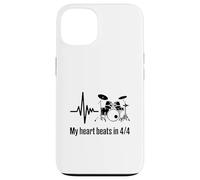 My Heart Beats In 4/4 Drummer Drum Kit Ritmo Custodia per iPhone 13