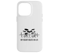 My Heart Beats In 4/4 Drummer Drum Kit Ritmo Custodia per iPhone 14 Pro Max