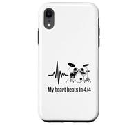 My Heart Beats In 4/4 Drummer Drum Kit Ritmo Custodia per iPhone XR