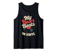 My heart beats in vinile vintage 45 RPM Vinyl Record Canotta