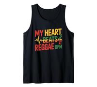 My Heart Beats Reggae BPM Vibrazioni Musicali Canotta
