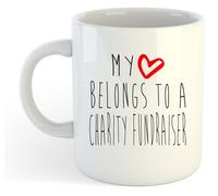 My Heart Belongs a Una Beneficenza Raccolta Fondi Tazza