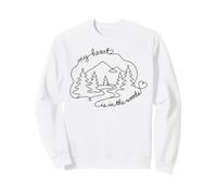 My Heart Is in The Woods Forest Nature Enthusiast Felpa